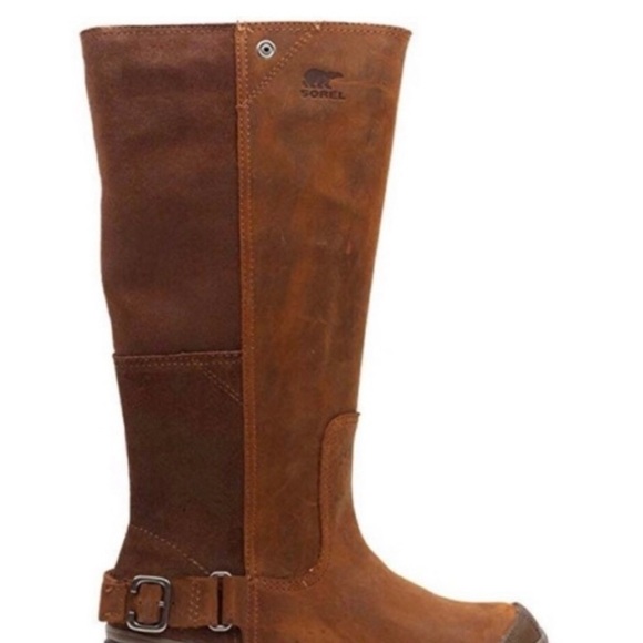 Sorel women’s slimboot casual equestrian boot waterproof tall full grain leather